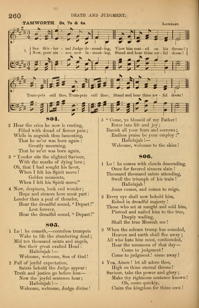 Songs of the Church: or, hymns and tunes for Christian worship page 260