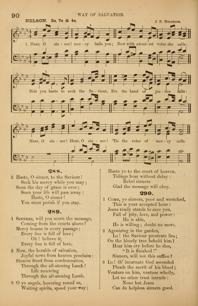 Songs of the Church: or, hymns and tunes for Christian worship page 90