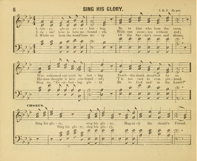 Songs of Glory No. 2: a collection of beautiful songs for Sunday Schools and the Family Circle page 6