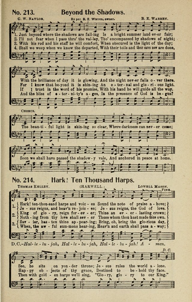 Songs of Grace and Glory: A New and Inspiring Selection of Sacred Songs for Evangelical Use and General Worship page 198