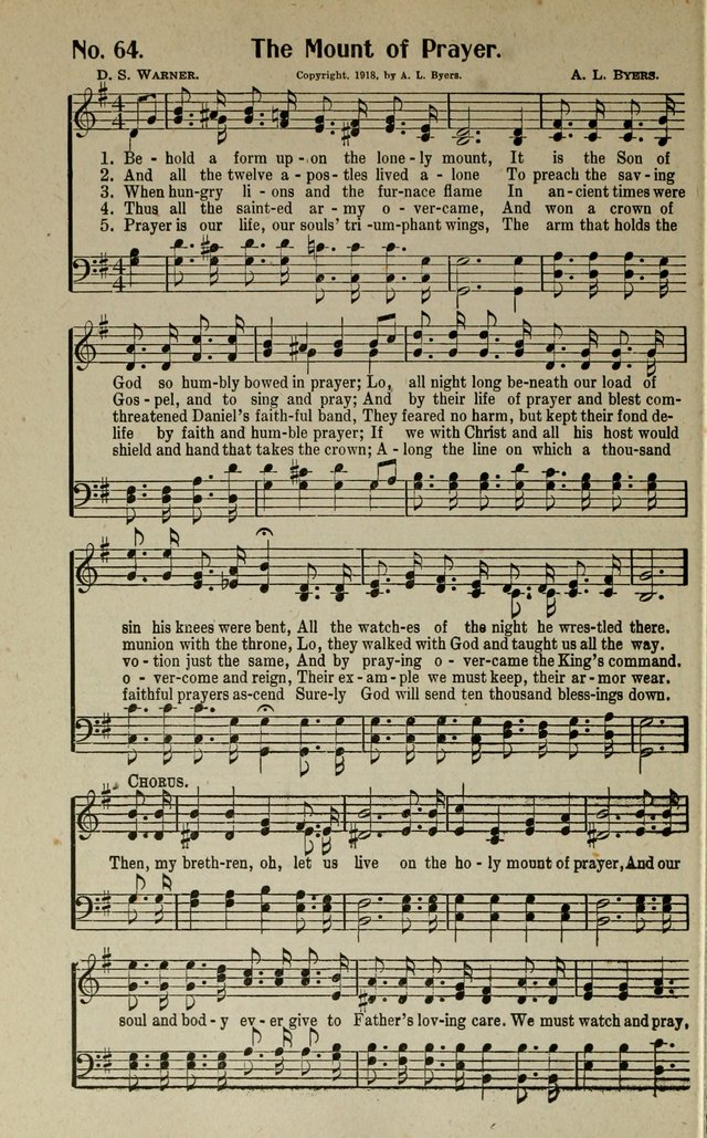Songs of Grace and Glory: A New and Inspiring Selection of Sacred Songs for Evangelical Use and General Worship page 67