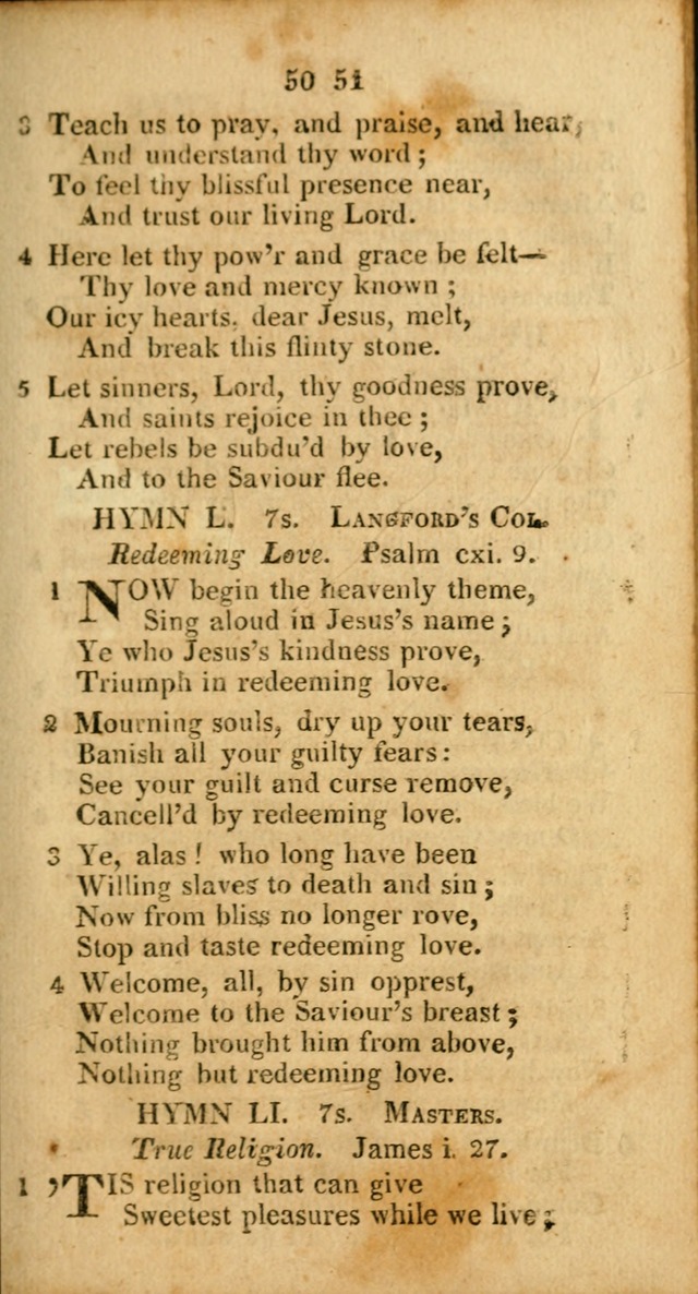 A Selection of Hymns for the use of social religious meetings, and for private devotions 2d ed. page 38