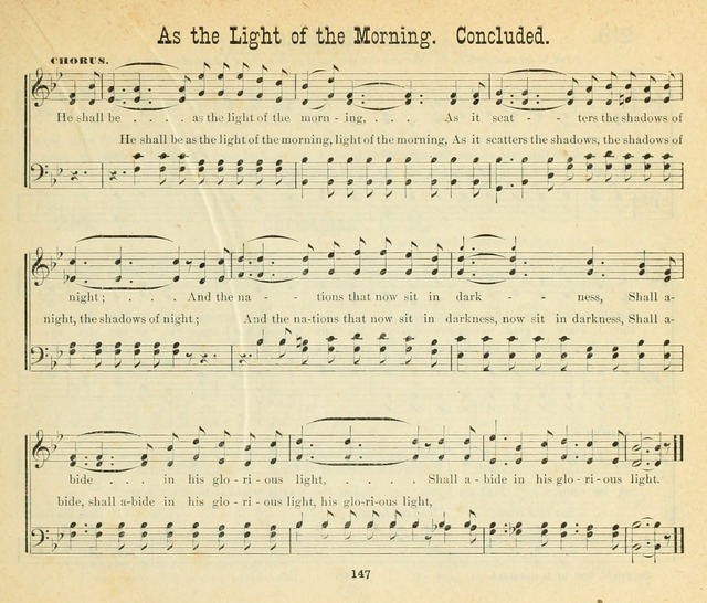 Songs of the Morning: a choice collection of songs and hymns for the Sunday school and other social services page 148