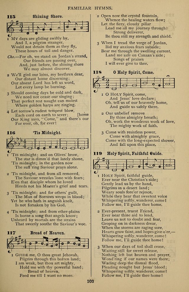 Songs of the New Life: with Songs of Redeeming Love Combined: for use in gospel meetings, etc. page 103