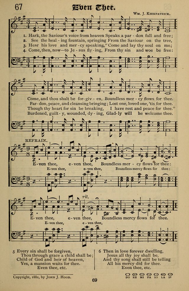 Songs of the New Life: with Songs of Redeeming Love Combined: for use in gospel meetings, etc. page 69