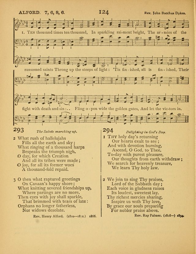 Songs of Praise: a selection of standard hymns and tunes for the Sunday-shcools and social meetings page 125