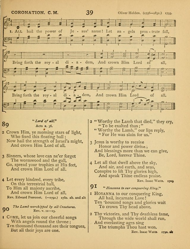Songs of Praise: a selection of standard hymns and tunes for the Sunday-shcools and social meetings page 40