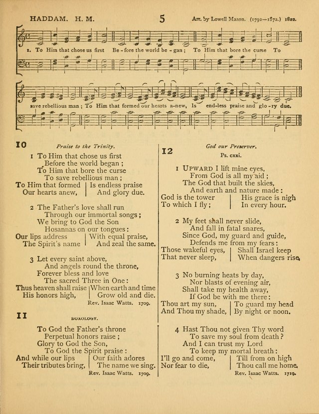 Songs of Praise: a selection of standard hymns and tunes for the Sunday-shcools and social meetings page 6
