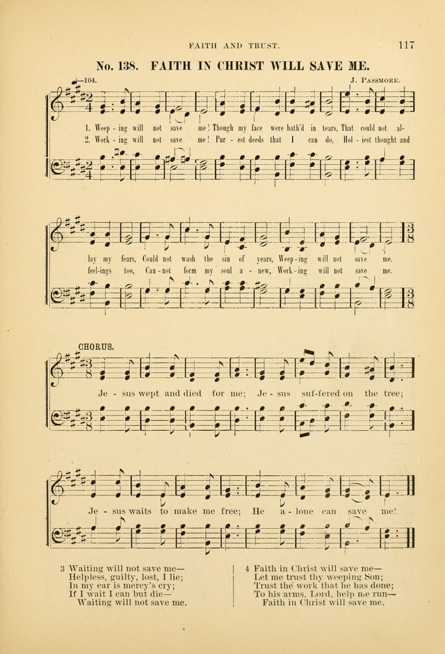 The Spirit of Praise: a collection of music with hymns for use in Sabbath-school services and church meetings page 119