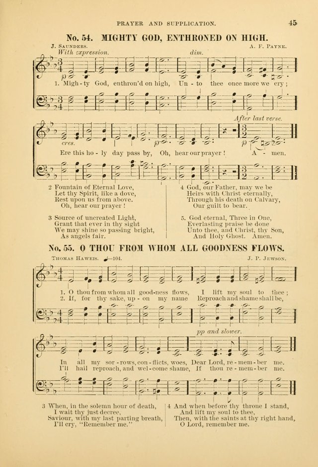 The Spirit of Praise: a collection of music with hymns for use in Sabbath-school services and church meetings page 47