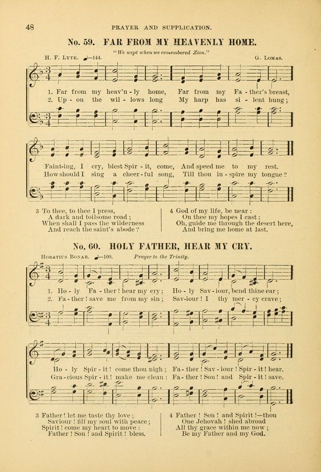 The Spirit of Praise: a collection of music with hymns for use in Sabbath-school services and church meetings page 50