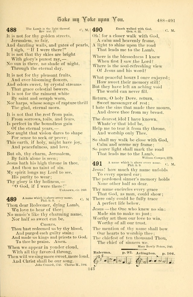 Songs of Pilgrimage: a hymnal for the churches of Christ (2nd ed.) page 143
