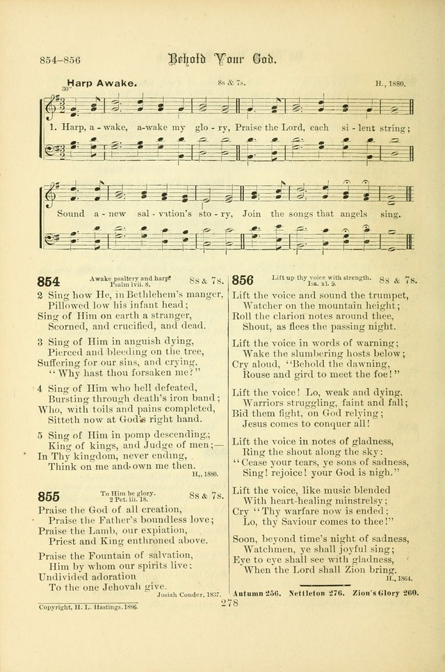 Songs of Pilgrimage: a hymnal for the churches of Christ (2nd ed.) page 278