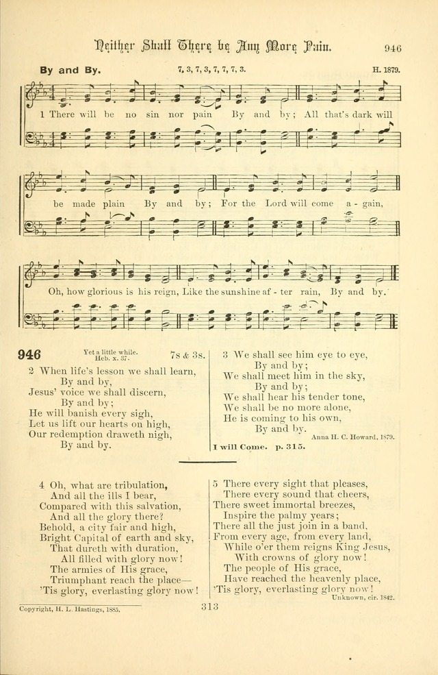 Songs of Pilgrimage: a hymnal for the churches of Christ (2nd ed.) page 313