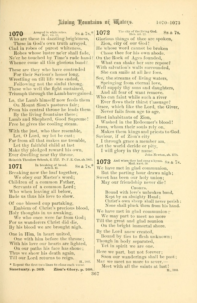 Songs of Pilgrimage: a hymnal for the churches of Christ (2nd ed.) page 367