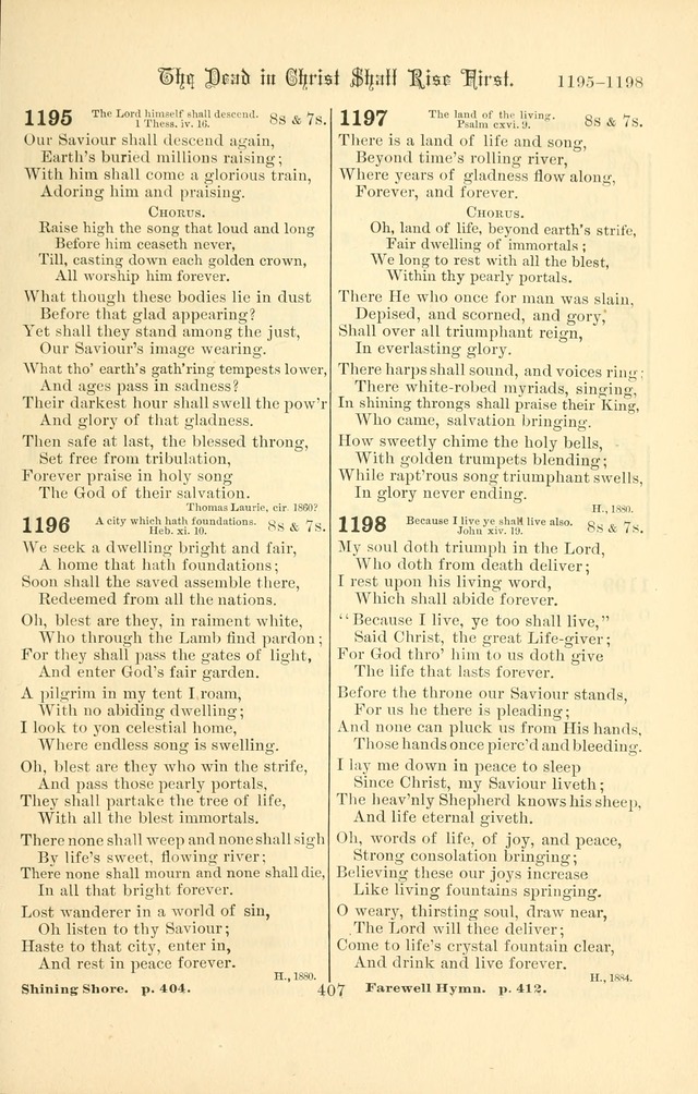 Songs of Pilgrimage: a hymnal for the churches of Christ (2nd ed.) page 407