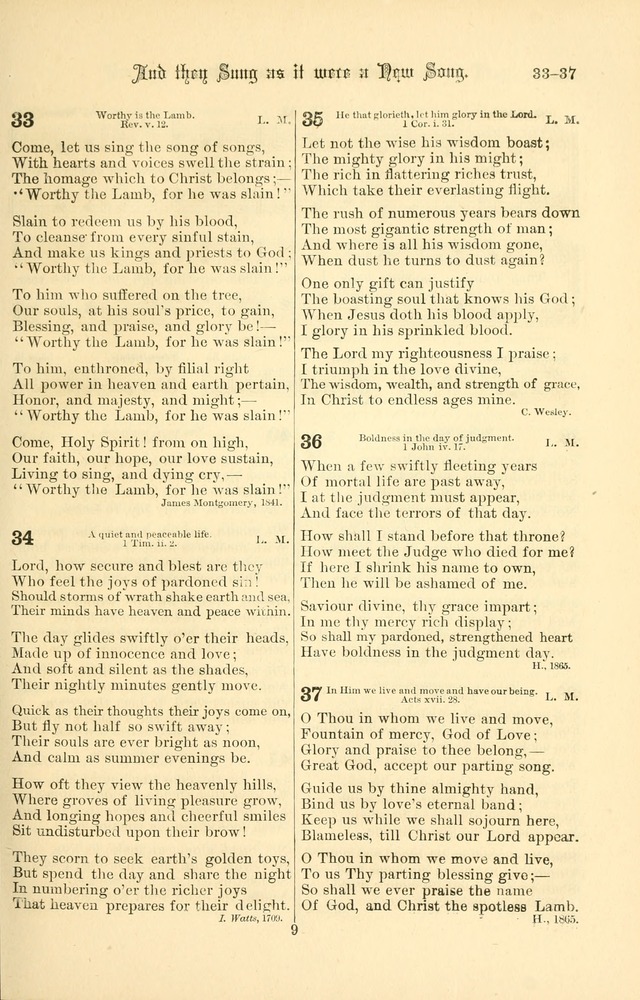 Songs of Pilgrimage: a hymnal for the churches of Christ (2nd ed.) page 9