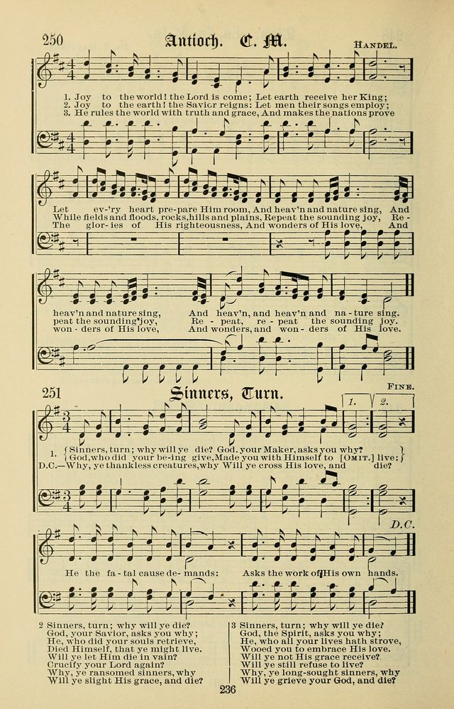 Songs of the Peacemaker: a collection of sacred songs and hymns for use in all services of the church, Sunday-school, home circle, and all kinds of evangelistic work page 236