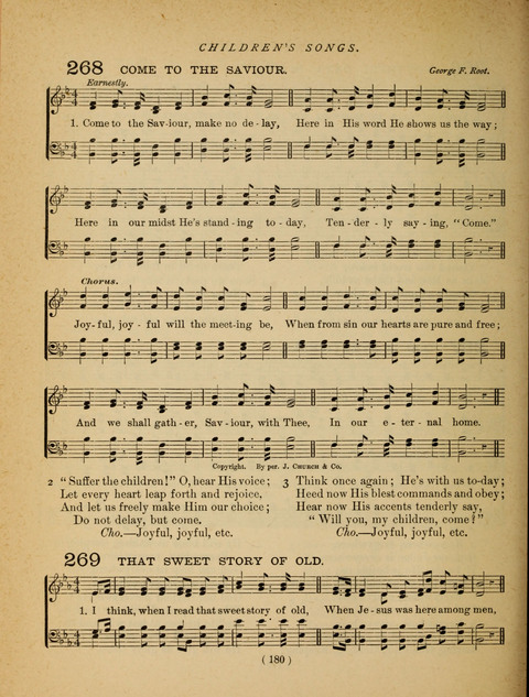 Songs of Praise and Prayer: for the Sunday-school and social meeting page 182