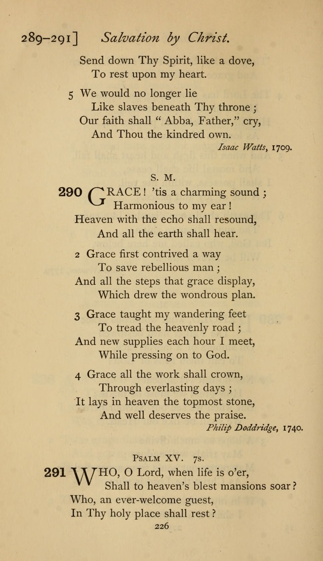The Sacrifice of Praise. psalms, hymns, and spiritual songs designed for public worship and private devotion, with notes on the origin of hymns. page 226