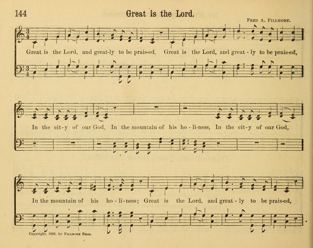 Songs of Rejoicing: a collection of new songs for the Sunday-school page 144