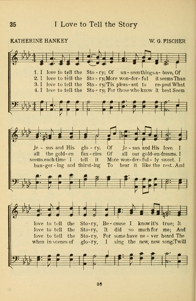 Songs of Service: for use in assemblies of young people and older boys and girls page 38
