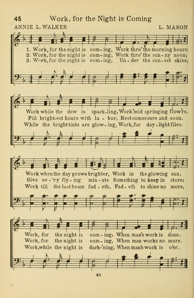 Songs of Service: for use in assemblies of young people and older boys and girls page 50