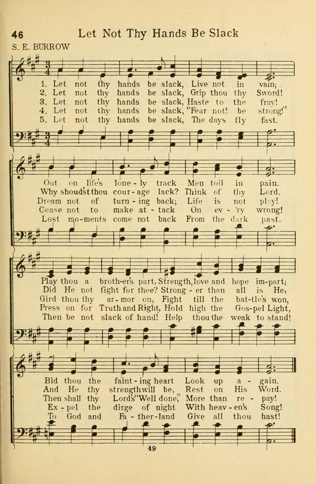 Songs of Service: for use in assemblies of young people and older boys and girls page 51