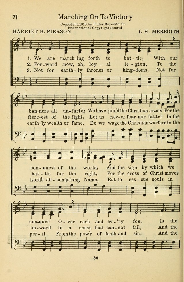 Songs of Service: for use in assemblies of young people and older boys and girls page 88