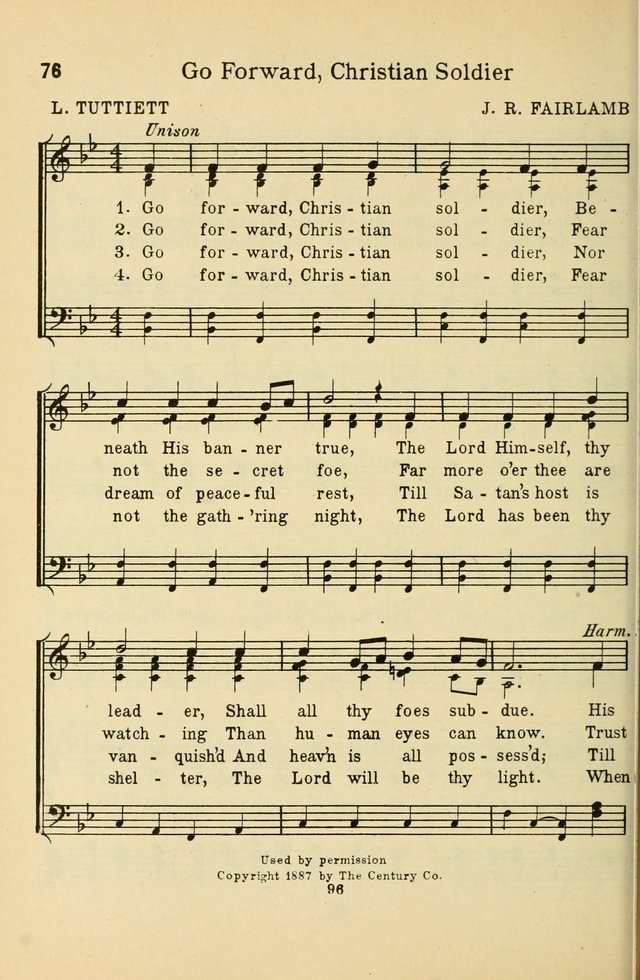 Songs of Service: for use in assemblies of young people and older boys and girls page 98