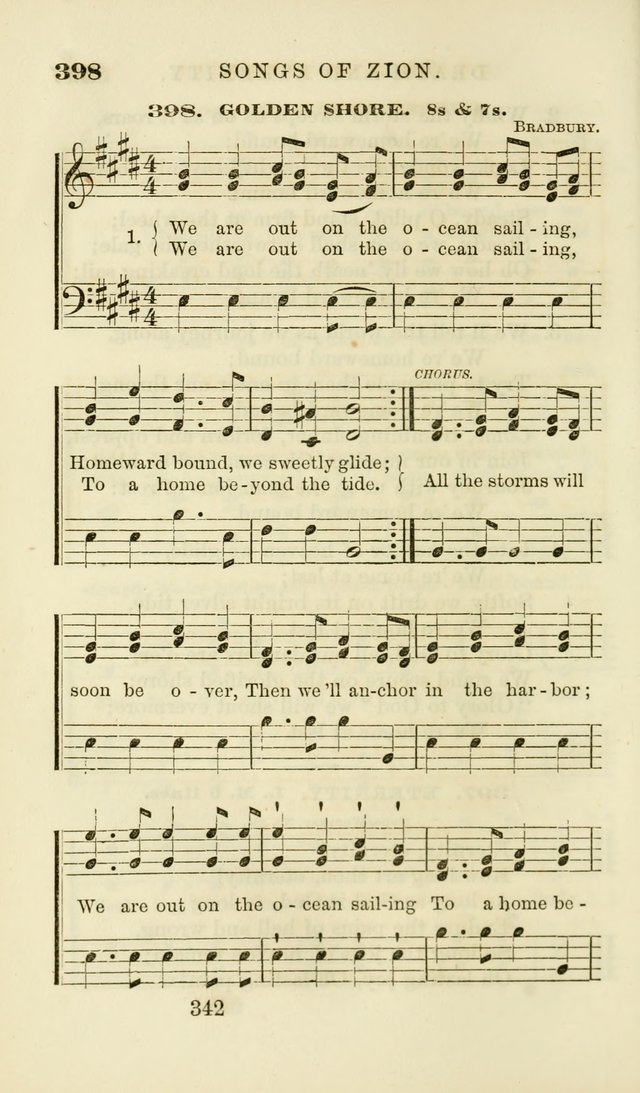Songs of Zion Enlarged: a manual of the best and most popular hymns and tunes, for social and private devotion page 351