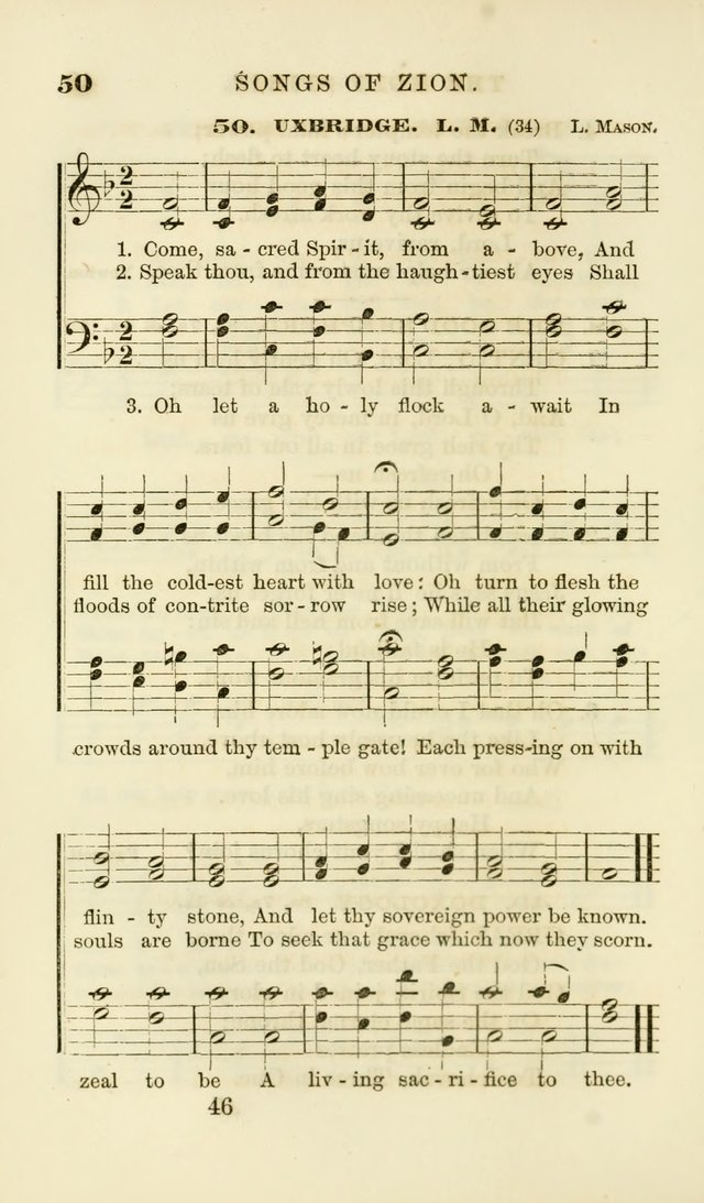 Songs of Zion Enlarged: a manual of the best and most popular hymns and tunes, for social and private devotion page 53