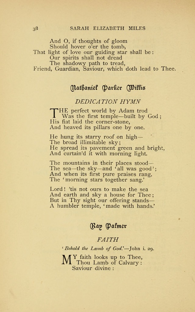 The Treasury of American Sacred Song with Notes Explanatory and Biographical page 39