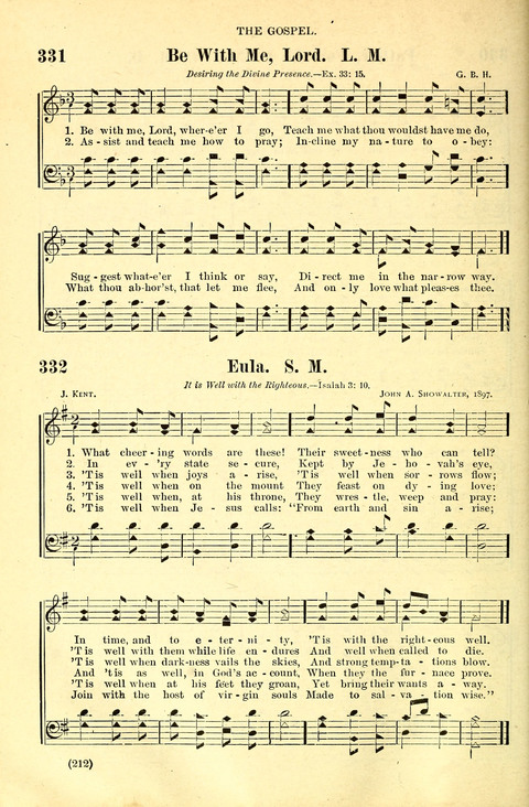 The Brethren Hymnal: A Collection of Psalms, Hymns and Spiritual Songs suited for Song Service in Christian Worship, for Church Service, Social Meetings and Sunday Schools page 210