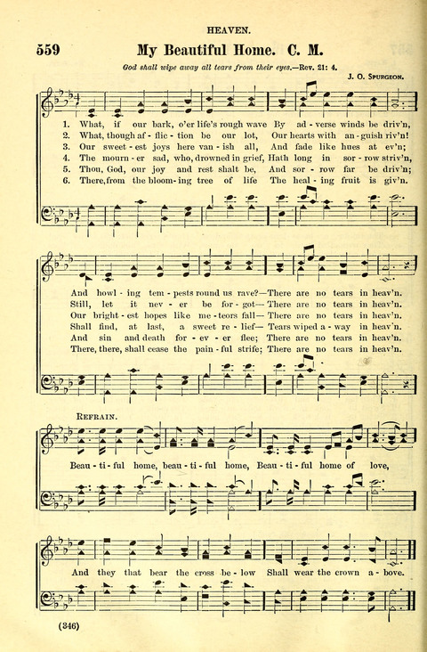 The Brethren Hymnal: A Collection of Psalms, Hymns and Spiritual Songs suited for Song Service in Christian Worship, for Church Service, Social Meetings and Sunday Schools page 344