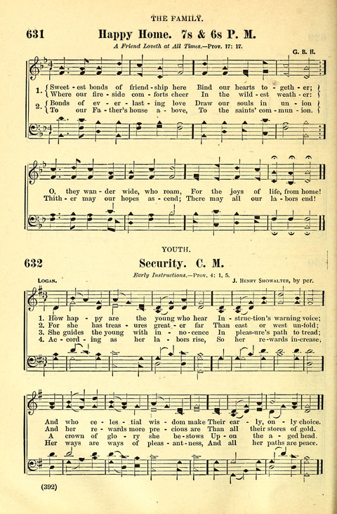 The Brethren Hymnal: A Collection of Psalms, Hymns and Spiritual Songs suited for Song Service in Christian Worship, for Church Service, Social Meetings and Sunday Schools page 390