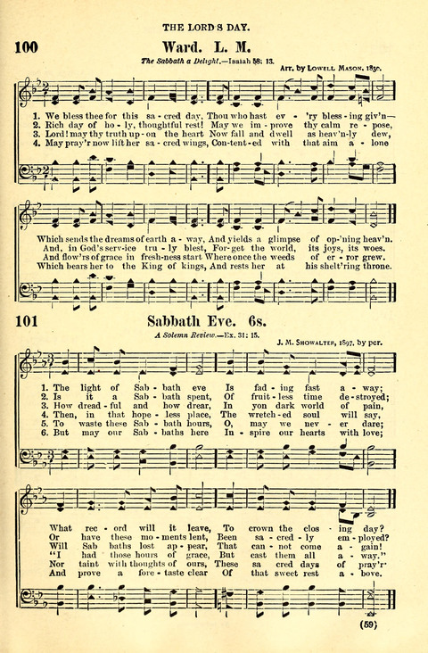 The Brethren Hymnal: A Collection of Psalms, Hymns and Spiritual Songs suited for Song Service in Christian Worship, for Church Service, Social Meetings and Sunday Schools page 55