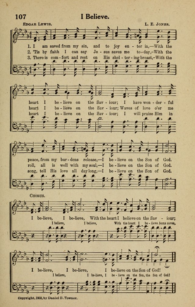 The Tabernacle Hymns page 107