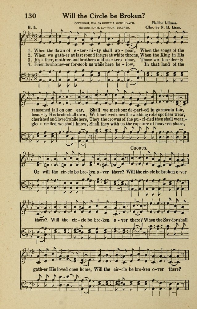 The Tabernacle Hymns page 130