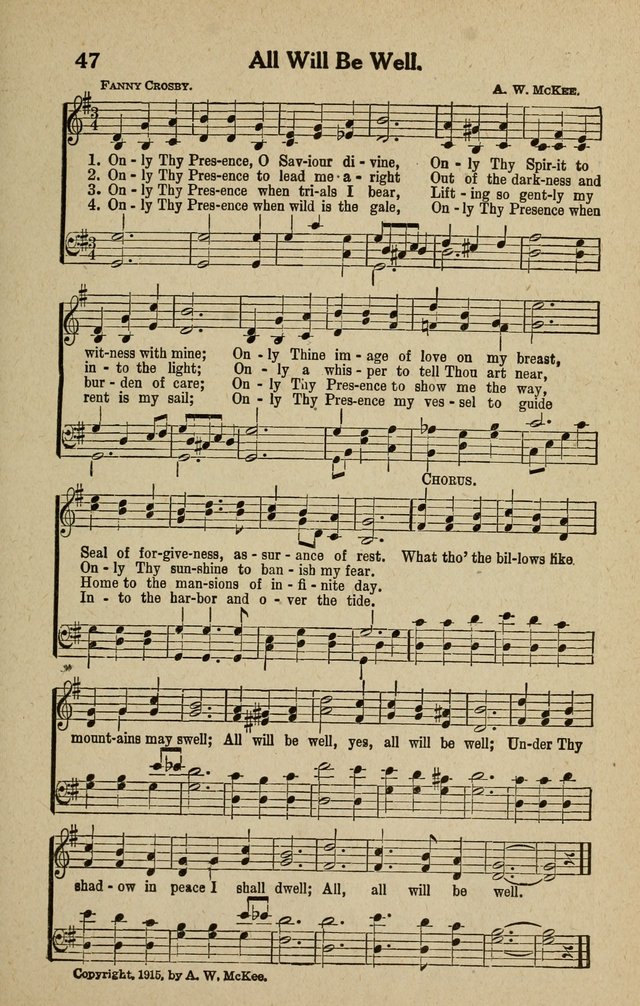 The Tabernacle Hymns page 47