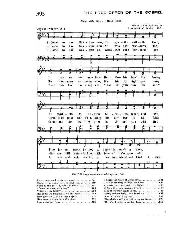 Trinity Hymnal page 322