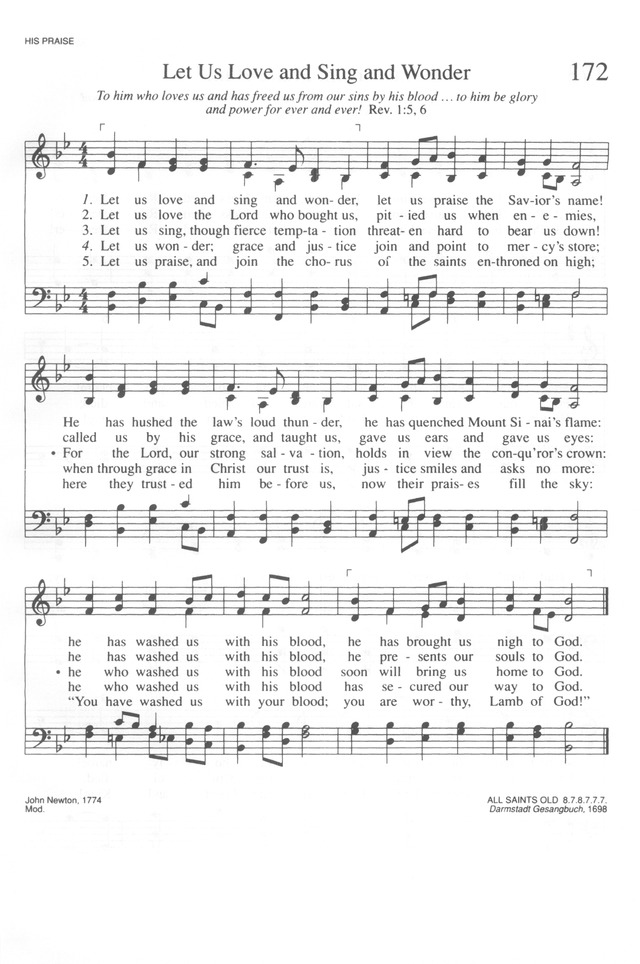 Let Us Love And Sing And Wonder