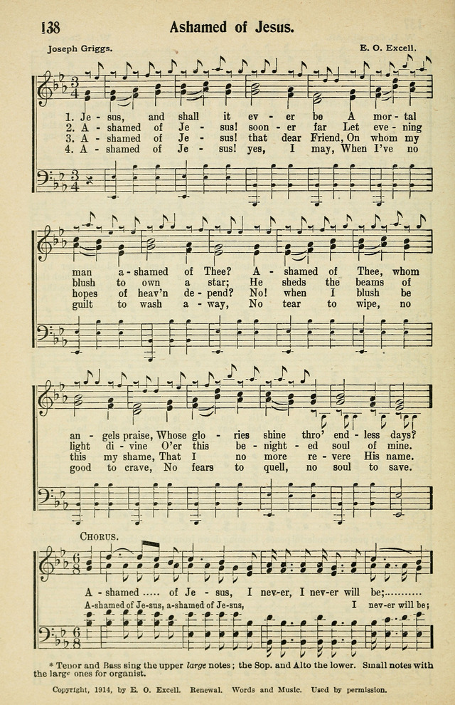 Tabernacle Hymns: No. 2 page 138