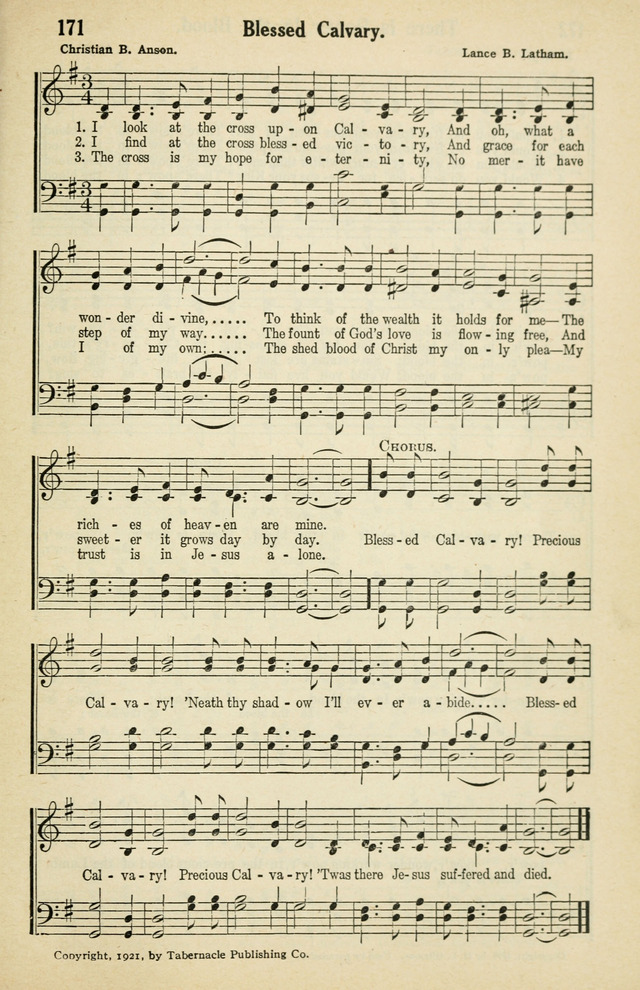 Tabernacle Hymns: No. 2 page 171