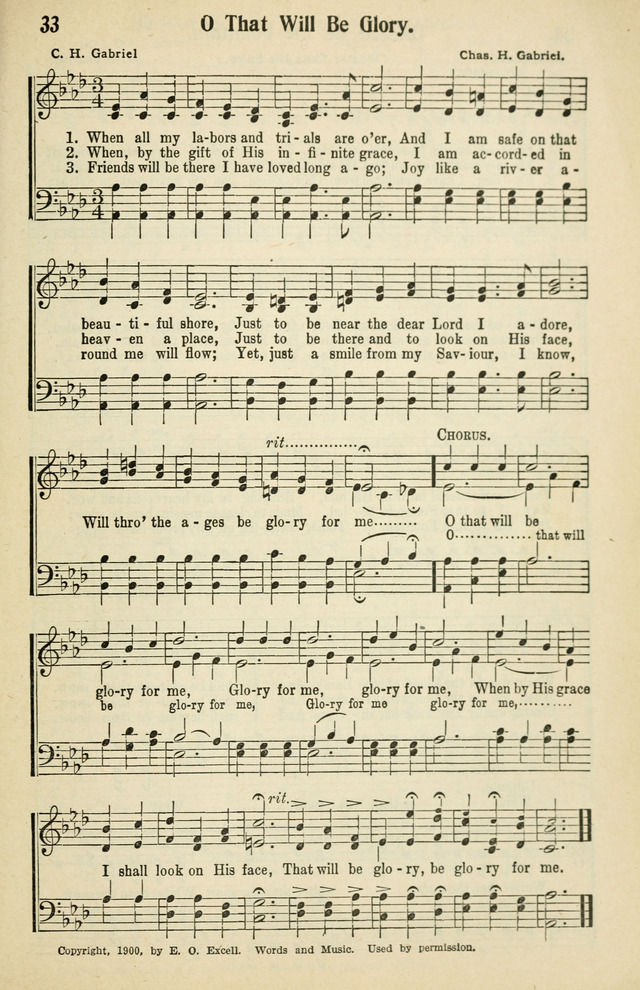 Tabernacle Hymns: No. 2 page 33