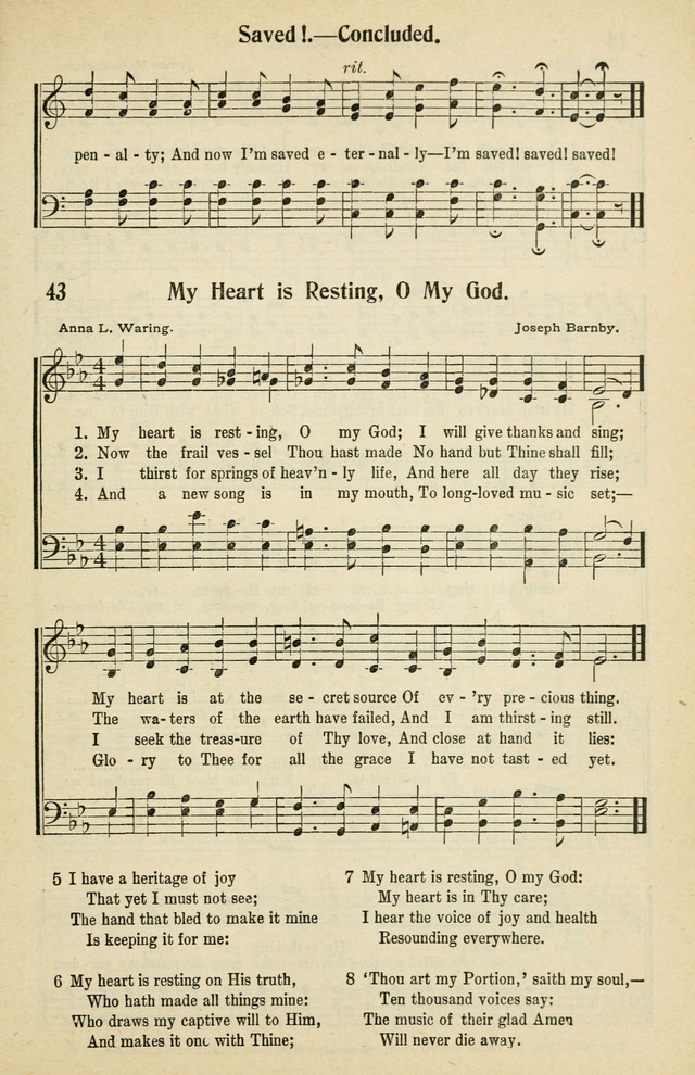 Tabernacle Hymns: No. 2 page 43