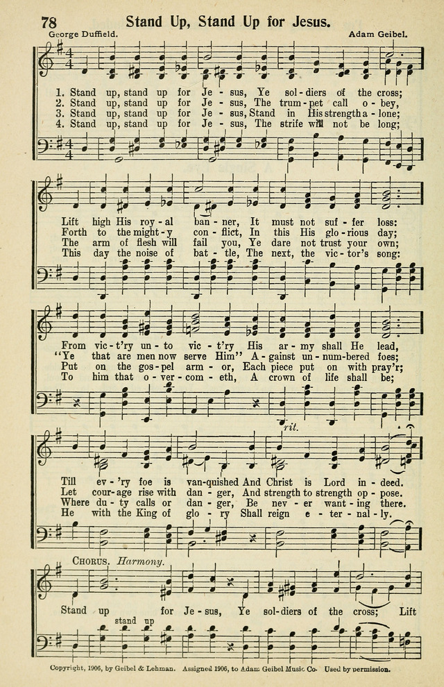 Tabernacle Hymns: No. 2 page 78