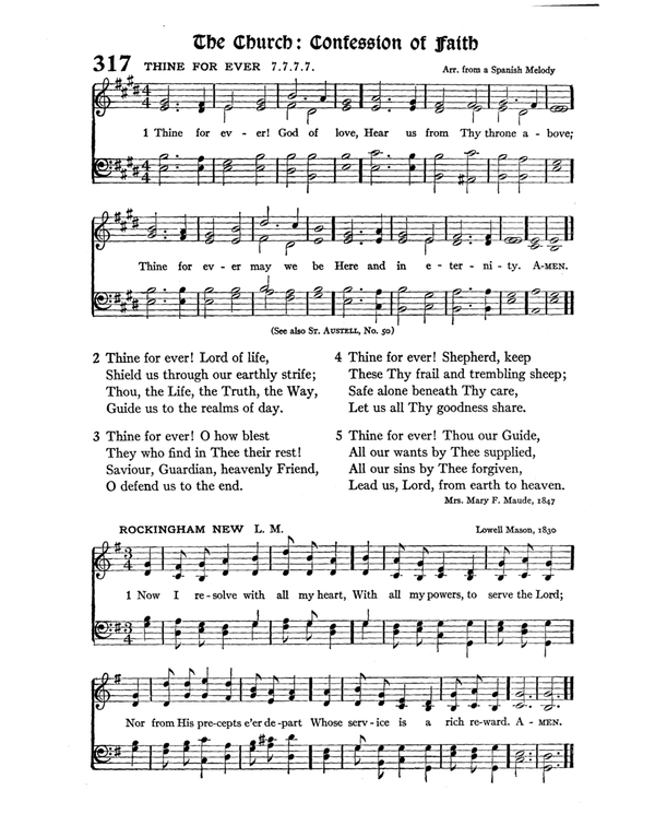 The Hymnal : published in 1895 and revised in 1911 by authority of the General Assembly of the Presbyterian Church in the United States of America : with the supplement of 1917 page 429