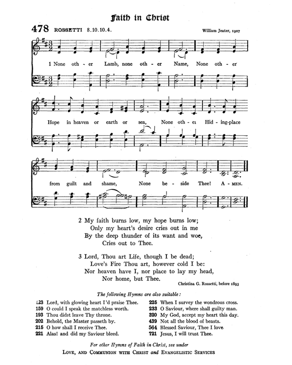 The Hymnal : published in 1895 and revised in 1911 by authority of the General Assembly of the Presbyterian Church in the United States of America : with the supplement of 1917 page 634