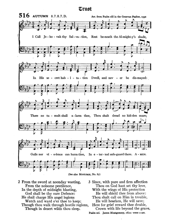 The Hymnal : published in 1895 and revised in 1911 by authority of the General Assembly of the Presbyterian Church in the United States of America : with the supplement of 1917 page 681